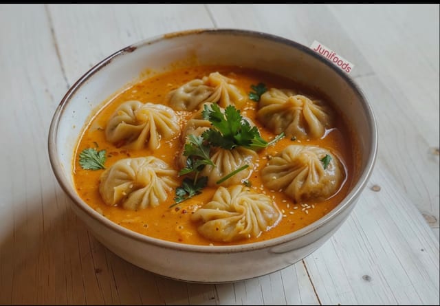 Jhol Momo (vegetable).