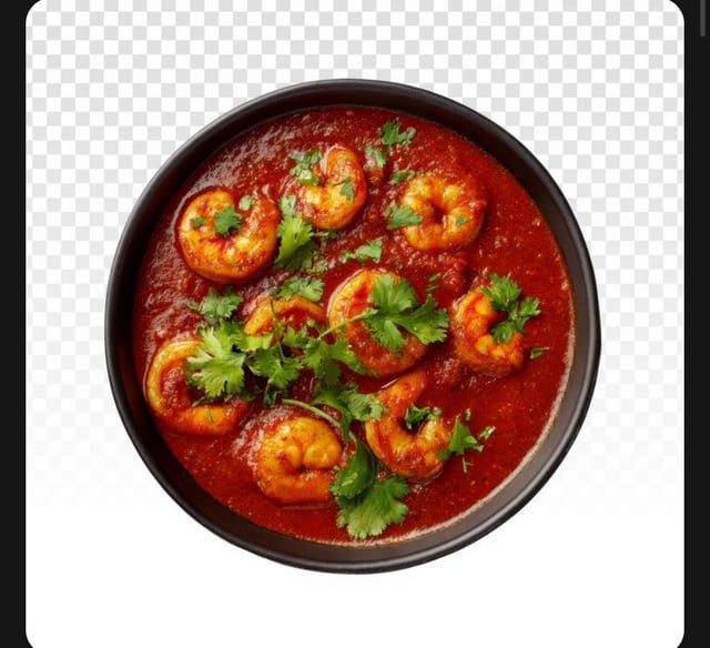 Shrimp Vindaloo.