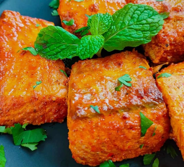 Tandoori Salmon.