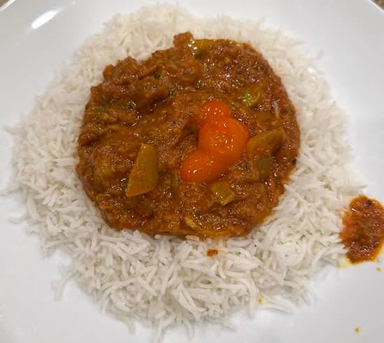 Karhai Lamb.